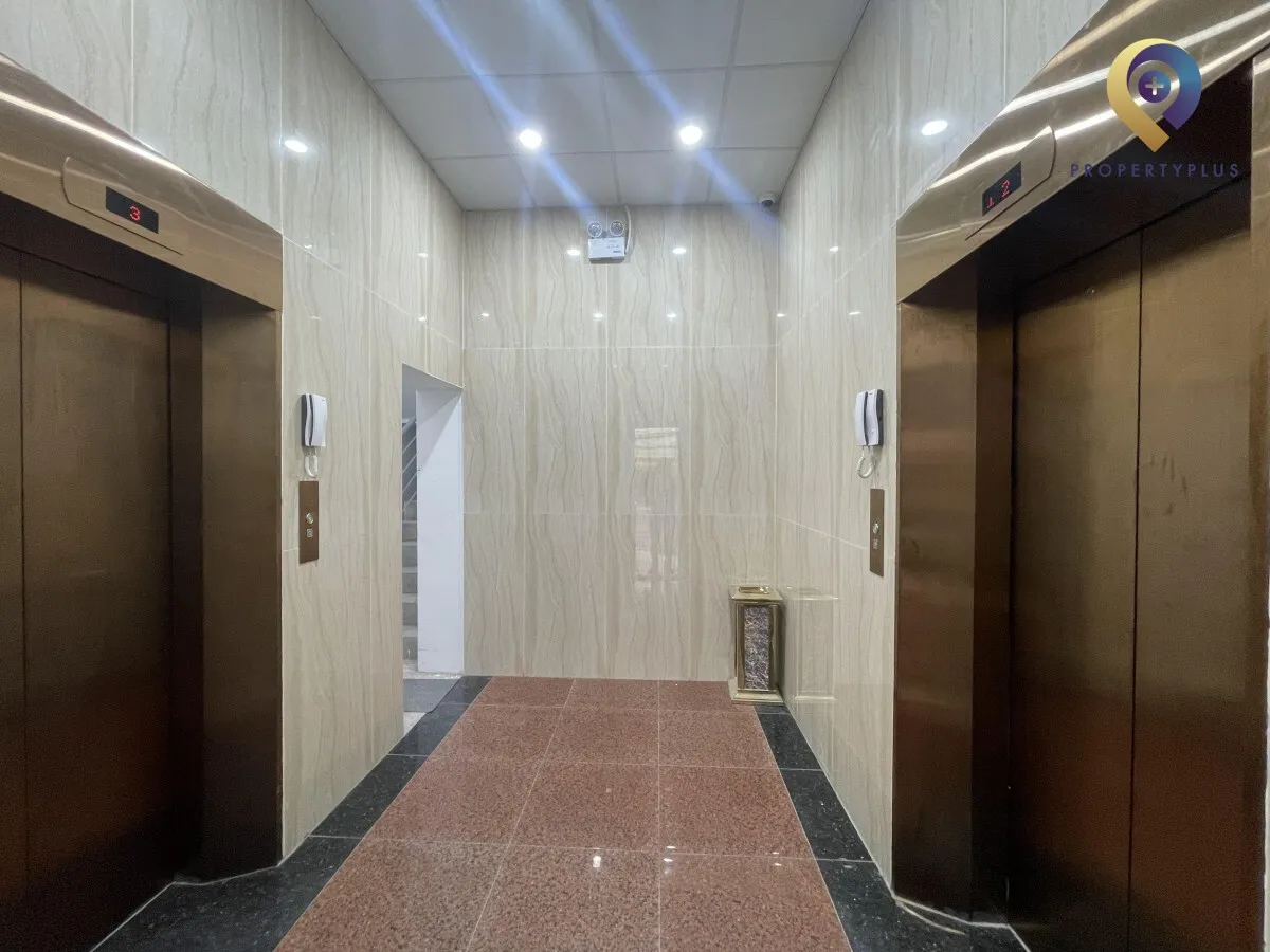 Elevator lobby at 64 Bach Dang building